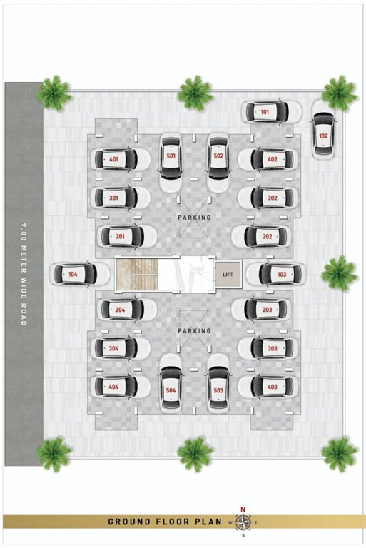  splendor Splendor Stilt Floor Cluster Plan