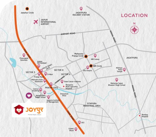  love-home-joypur Location Plan