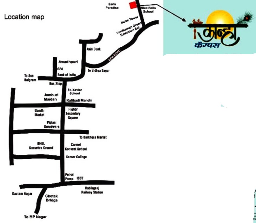 kanha campus Location Plan