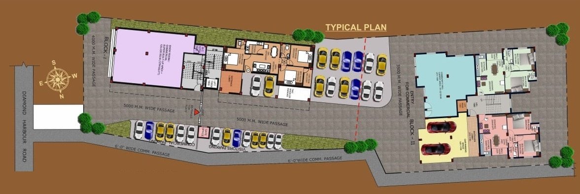  swastik appartment Cluster Plan