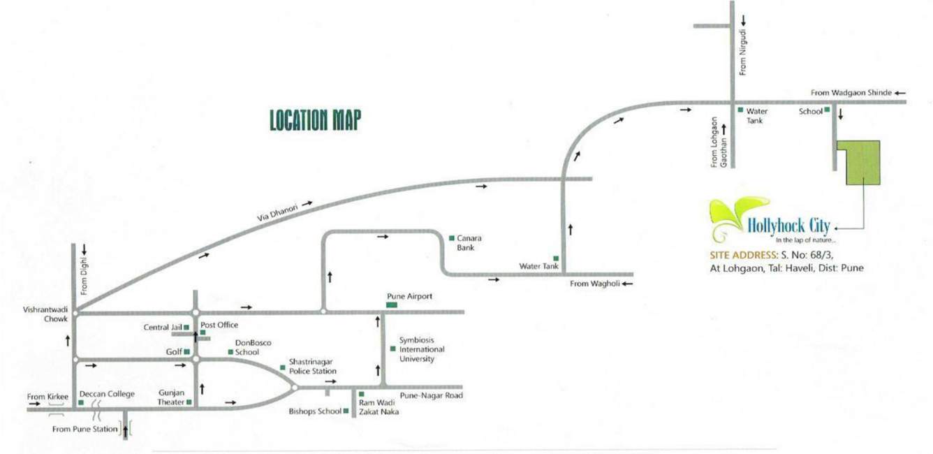  hollyhock city building no 2 wing d Location Plan