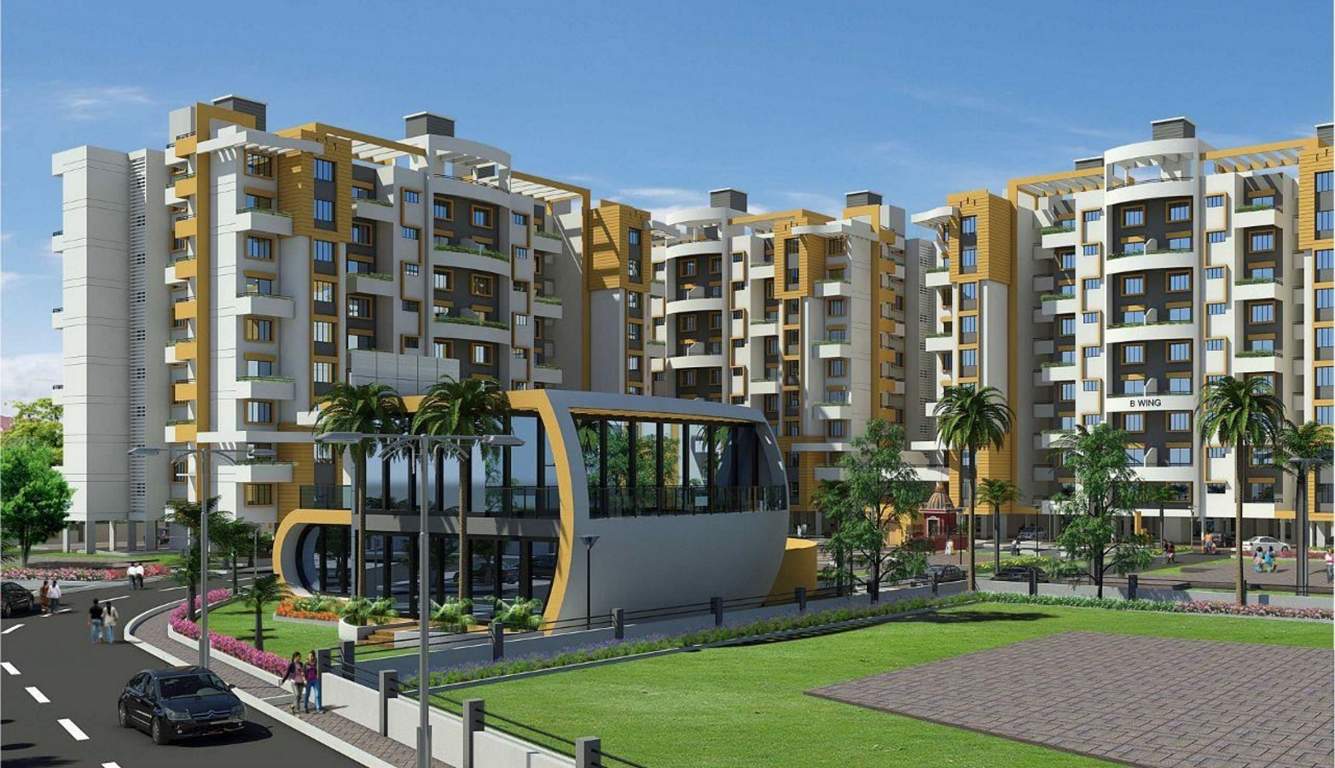  hollyhock city building no 2 wing d Landscape Garden and Tree Planting