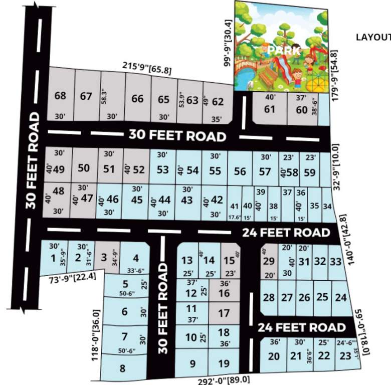  mahalakshmi nagar Layout Plan
