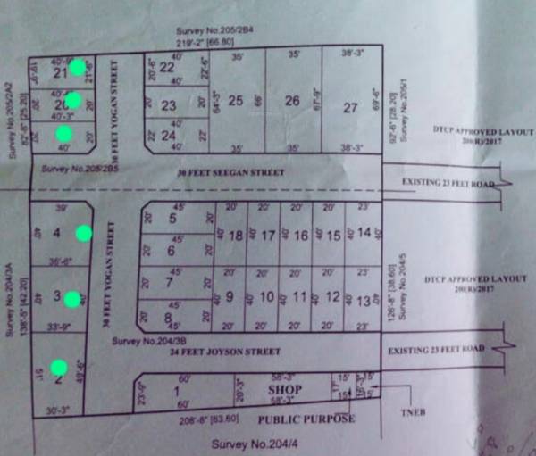  sri-karumari-amman-nagar Layout Plan
