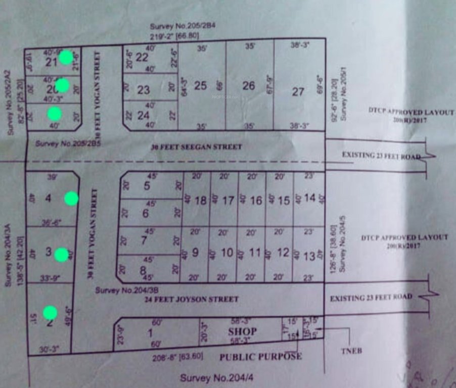  sri karumari amman nagar Layout Plan