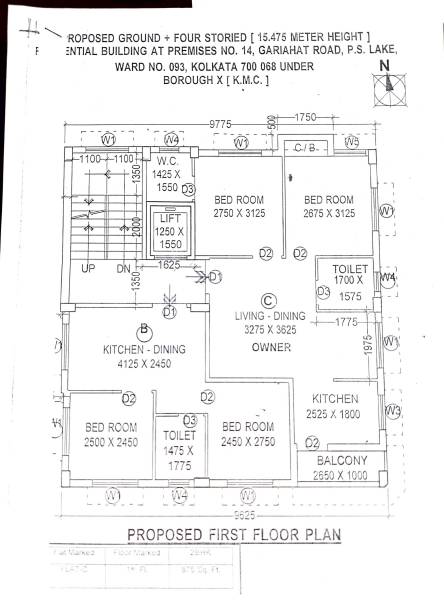  skyline Skyline Cluster Plan for 1st Floor