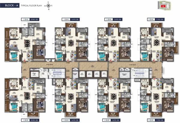 33-west Block A Cluster Plan