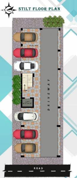  ragavi-flats Ragavi Flats Stilt Cluster Plan