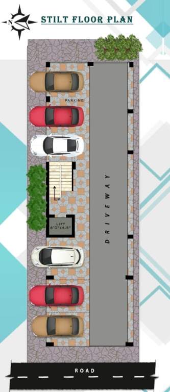  ragavi flats Ragavi Flats Stilt Cluster Plan