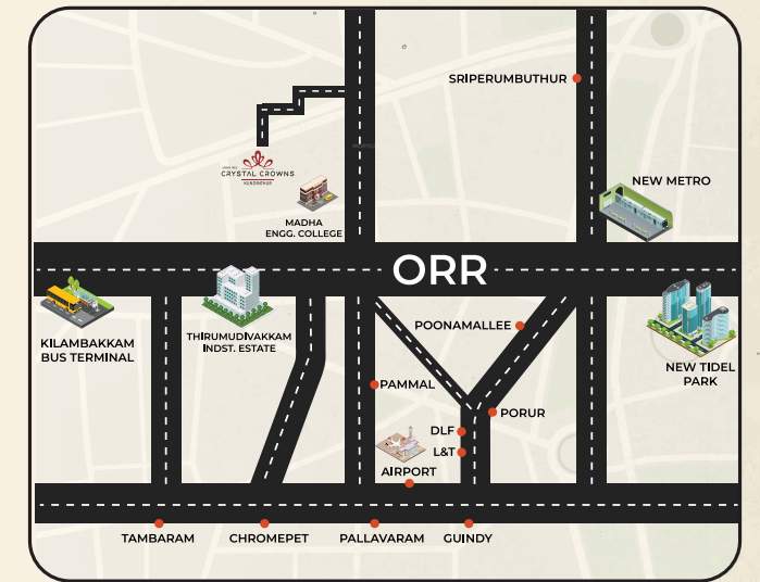  crystal crown Location Plan