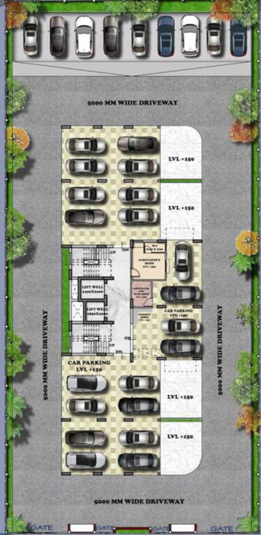 rs chetak RS Chetak Cluster Plan For Ground Floor