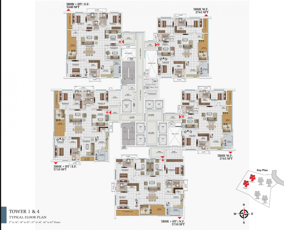  apas Tower 3 Cluster Plan