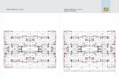  marvella Block C And D Cluster Plan from 1st to 14th Floor