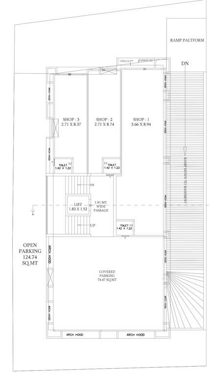  kanha laxmi narayan avenue Kanha Laxmi Narayan Avenue Cluster Plan For Ground Floor