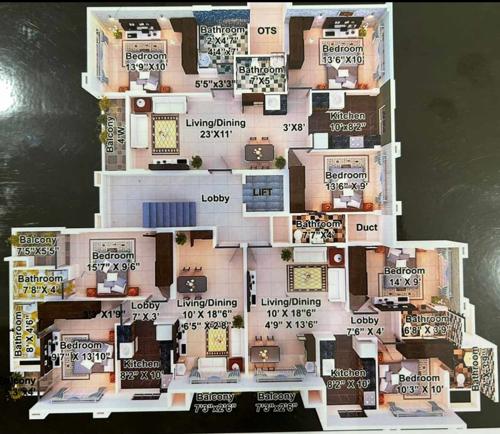  ashirwad-apartments Ashirwad Apartments Cluster Plan