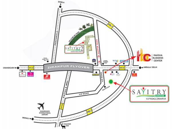  raksha-business-centre Location Plan