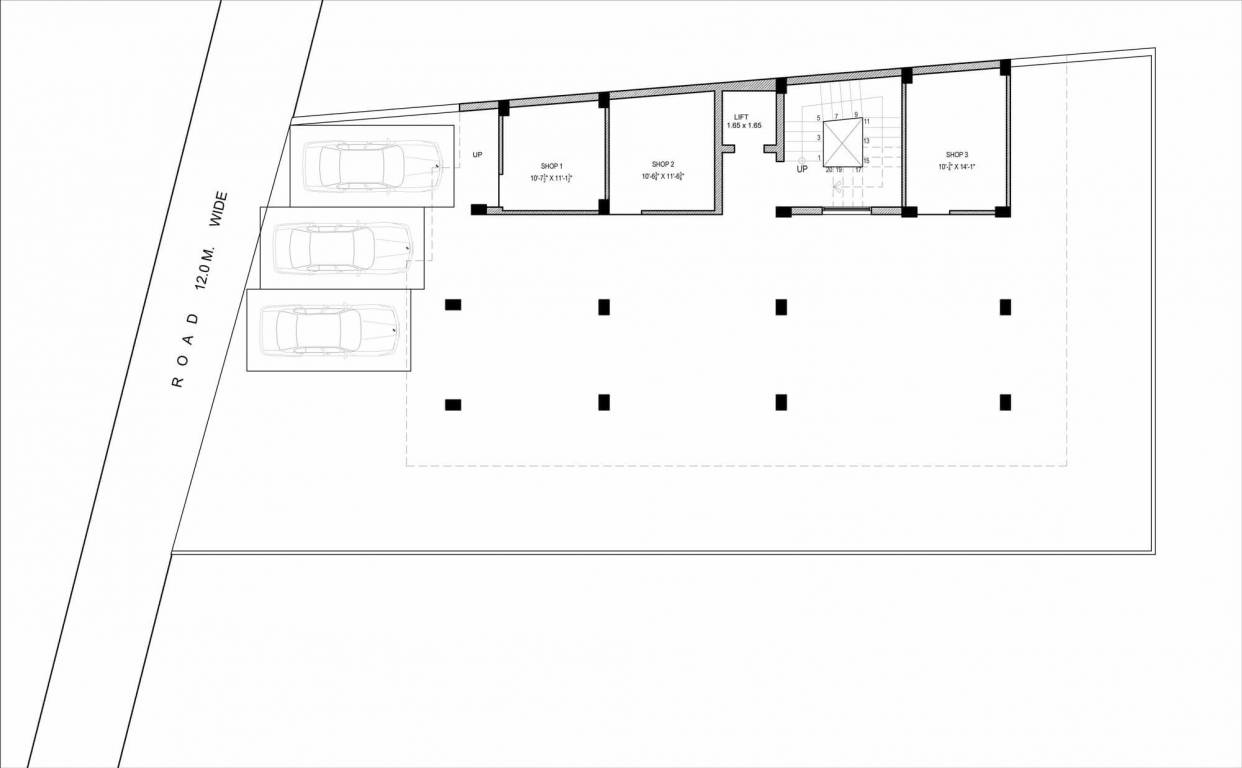  aangan arcade Aangan Arcade Cluster Plan For Ground Floor