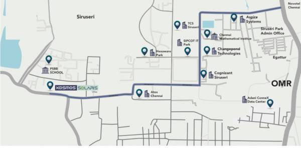  urbando-kosmos-solaris Location Plan