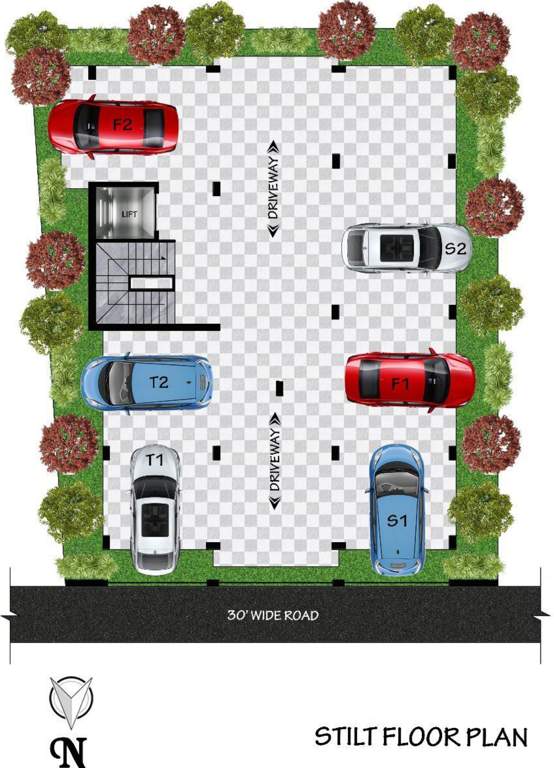  grandeur Vasiyam Grandeur Ground Cluster Plan