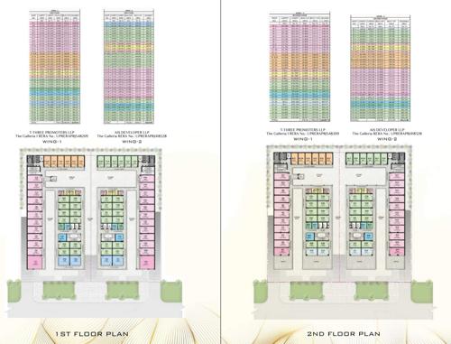  the-galleria The Galleria Cluster Plan from 1st to 2nd Floor