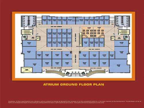  shopping-square-1-sector-d Shopping Square 1 Sector D Cluster Plan for ground Floor
