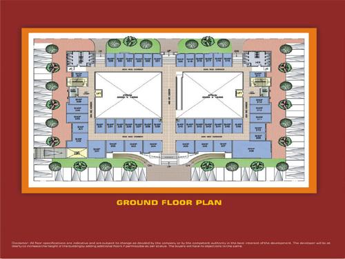  shopping-square-1-sector-d Shopping Square 1 Sector D Cluster Plan for ground Floor