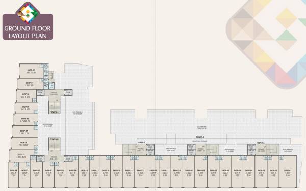  swarnim-stone A To E Cluster Plan For Ground Floor