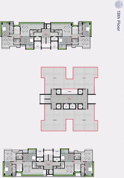  eternity A, B, C Cluster Plan For 13th Floor