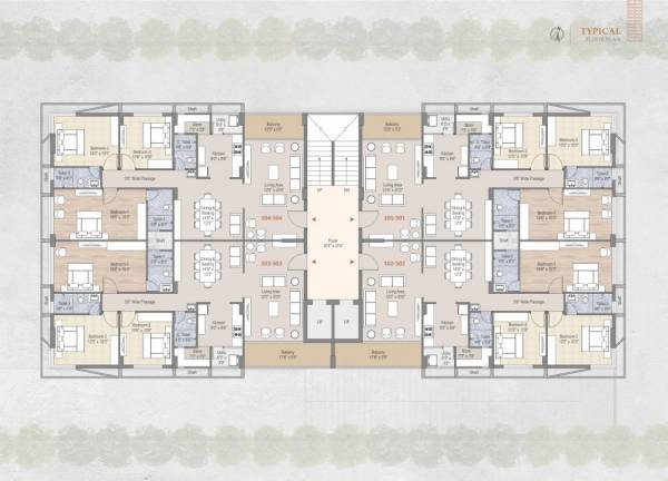  sanatan-sarathi Sanatan Sarathi Typical Cluster Plan