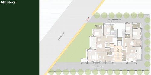  vista Mahi Vista Cluster Plan For 6th Floor