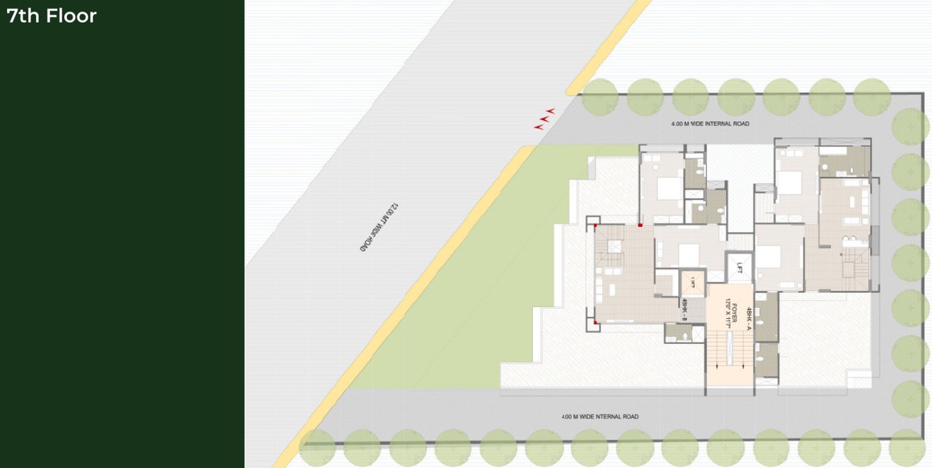  vista Mahi Vista Cluster Plan For 7th Floor