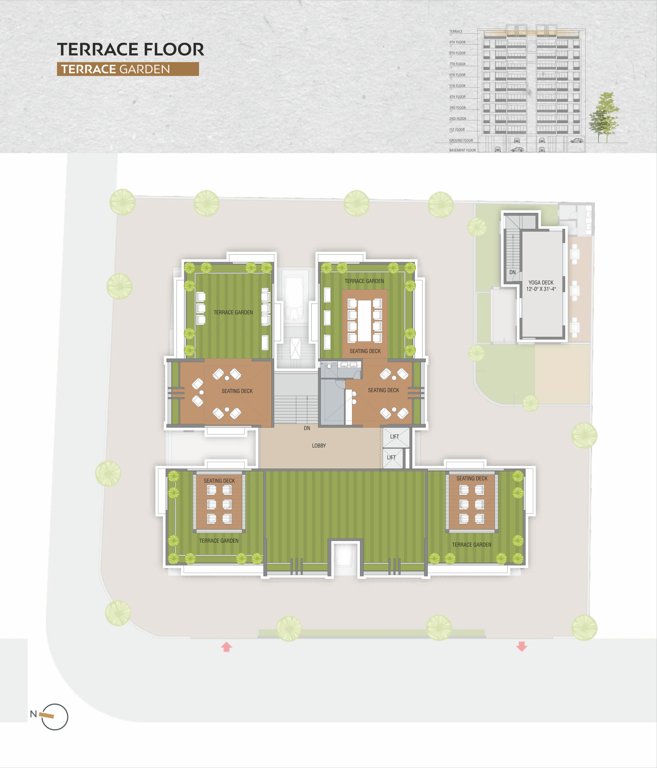  urban perch Urban Perch Cluster Plan for terrace Floor