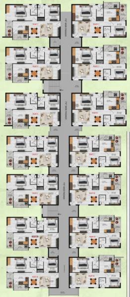  lotus Lotus Cluster Plan for Typical Floor