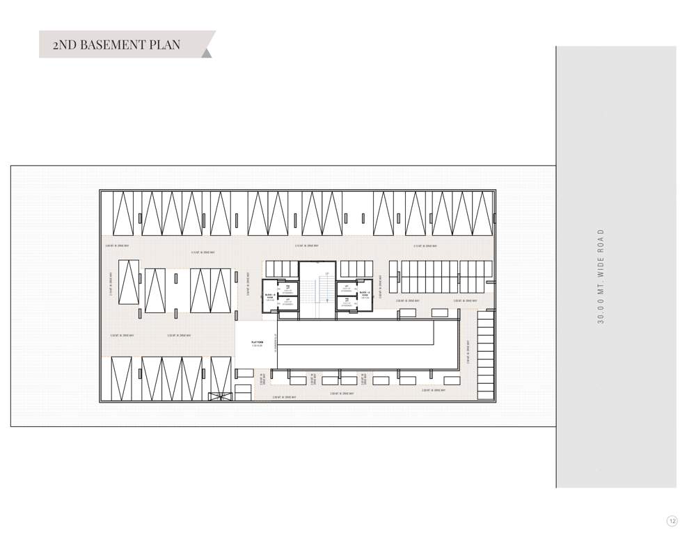  grand imperia Block A And B Cluster Plan for Basement 2 Floor