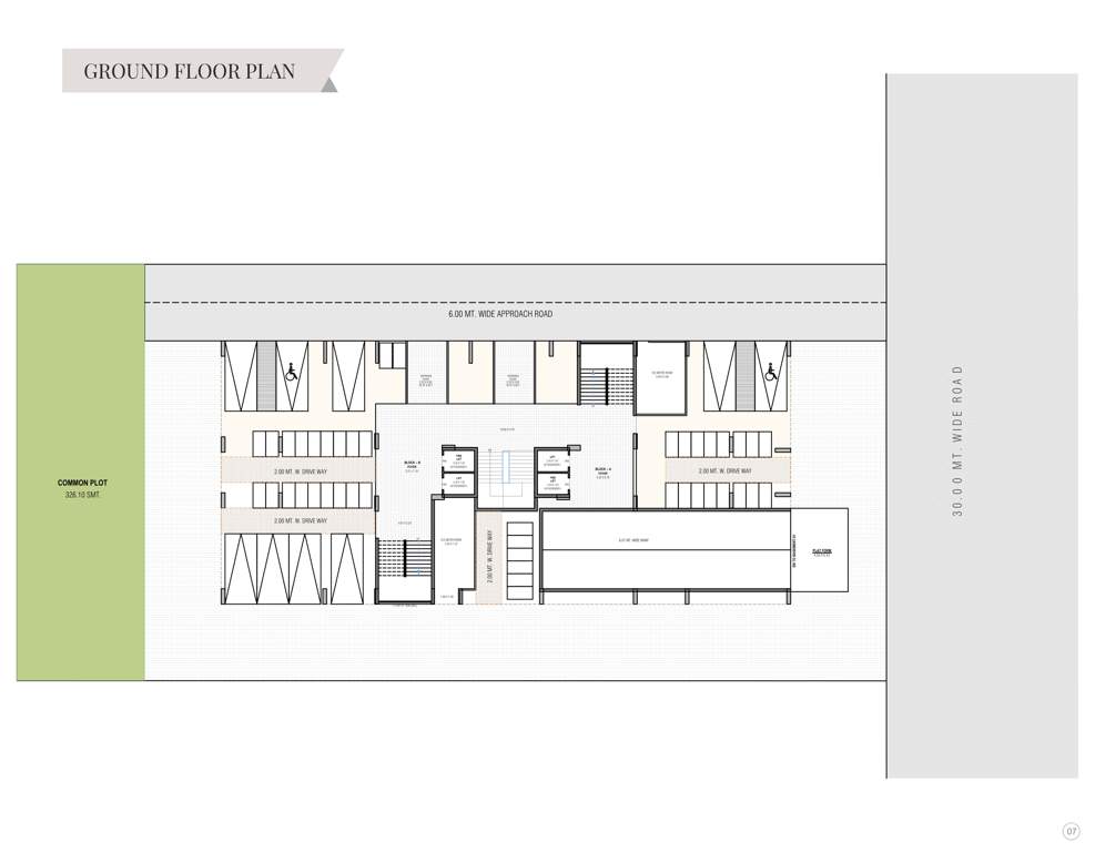  grand imperia Block A And B Cluster Plan for ground Floor