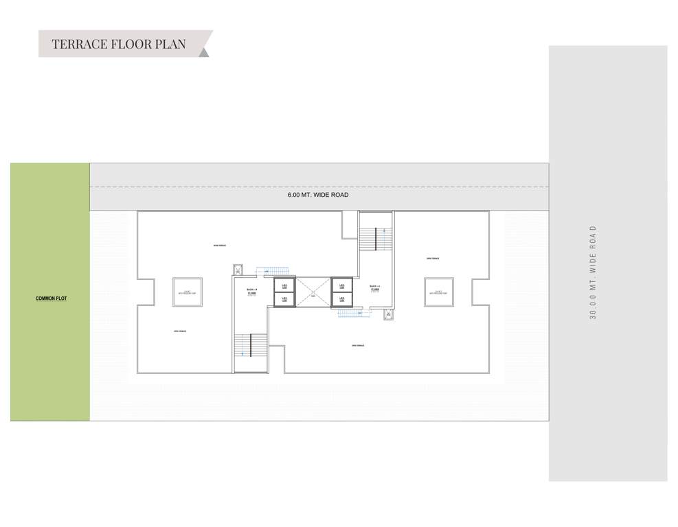  grand imperia Block A And B Cluster Plan for Terrace Floor