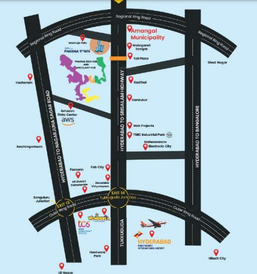  pharma town Location Plan