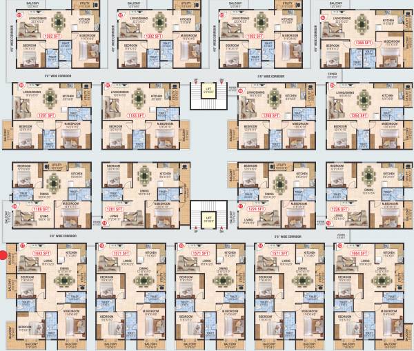  garuda-grand Block A Cluster Plan
