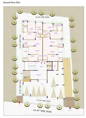  the-green-luxuriya The Green Luxuriya Ground Cluster Plan