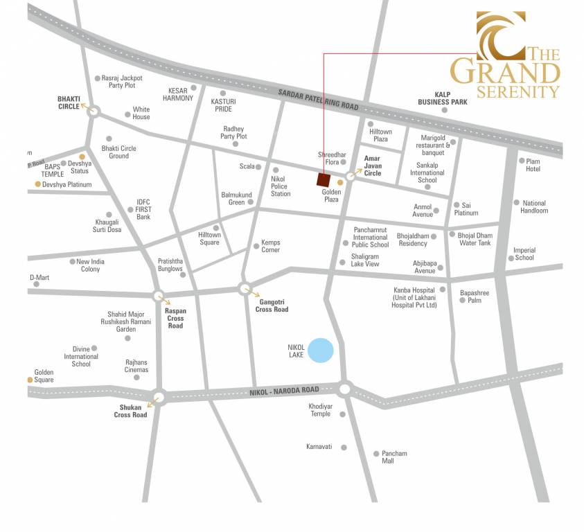  the grand serenity Location Plan