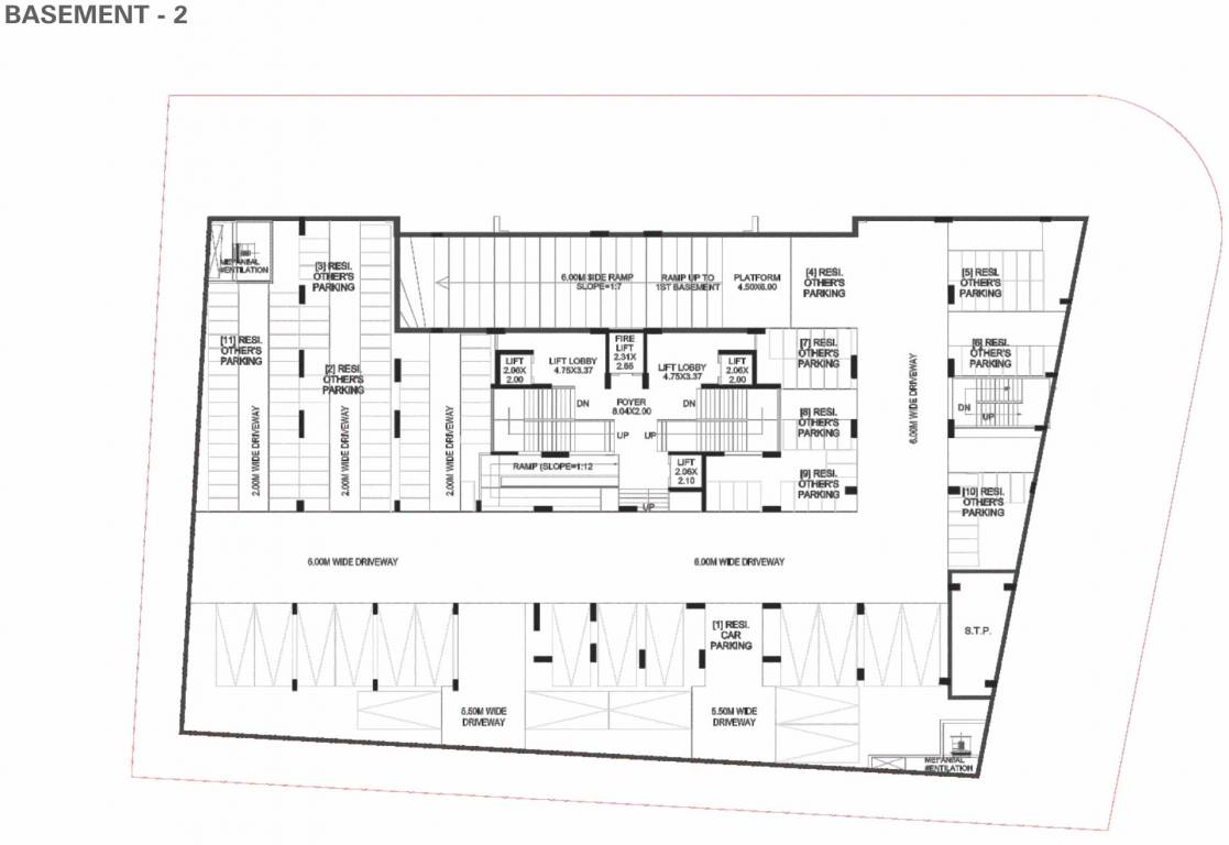  stately Stately Basement 2 Cluster Plan