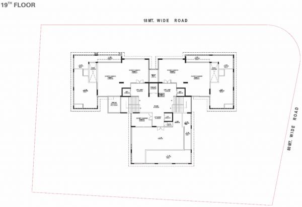  stately Stately Cluster Plan For 19th Floor