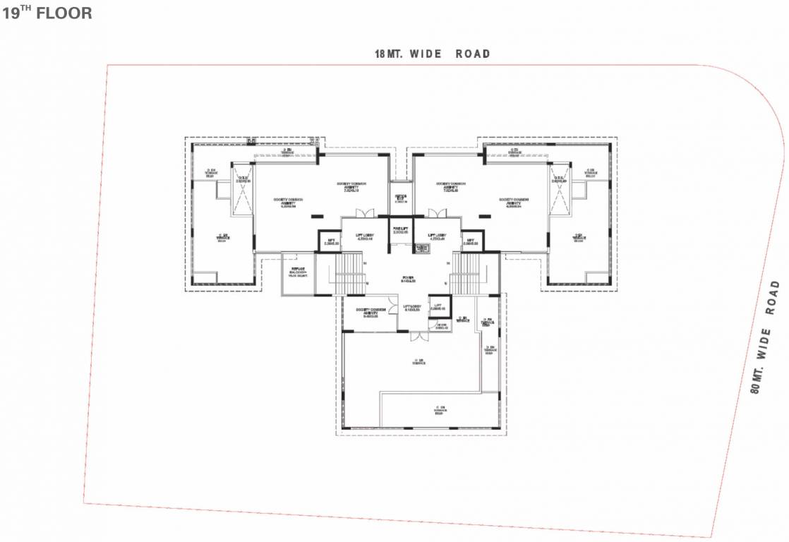  stately Stately Cluster Plan For 19th Floor
