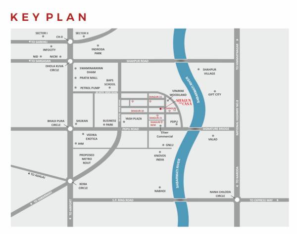  shagun-the-casa Location Plan