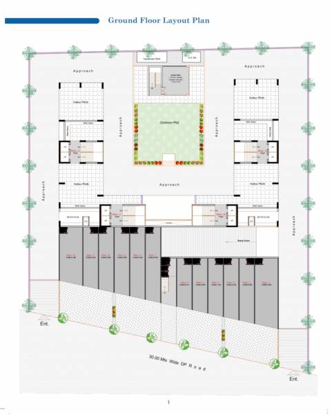  devashish Block A,B,C & D Ground Floor Cluster Plan