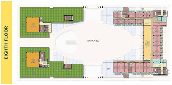 Cluster Plan For 8th Floor town-central-phase-iii- Cluster Plan For 8th Floor