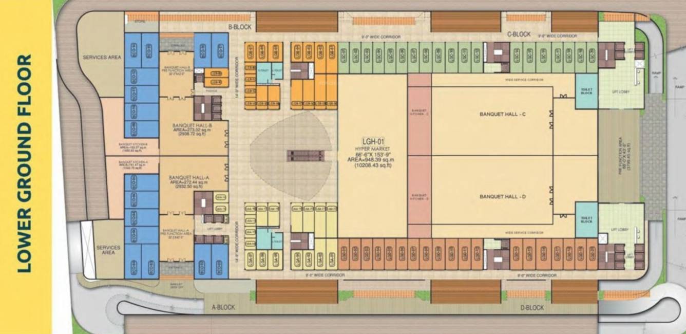  town central phase iii  Cluster Plan For Ground Floor