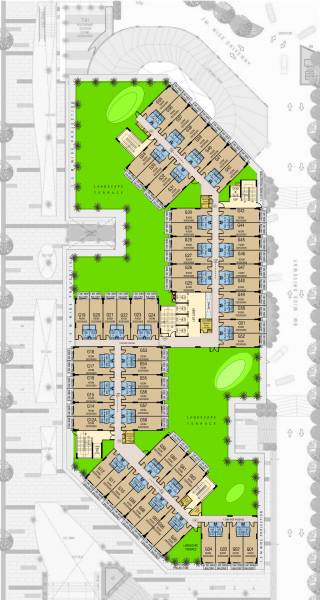  gaurs-runway-suites- Cluster Plan For Ground Floor