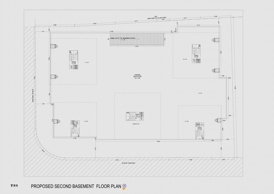  milestone regalia Block A To D Cluster Plan for Basement 2 Floor