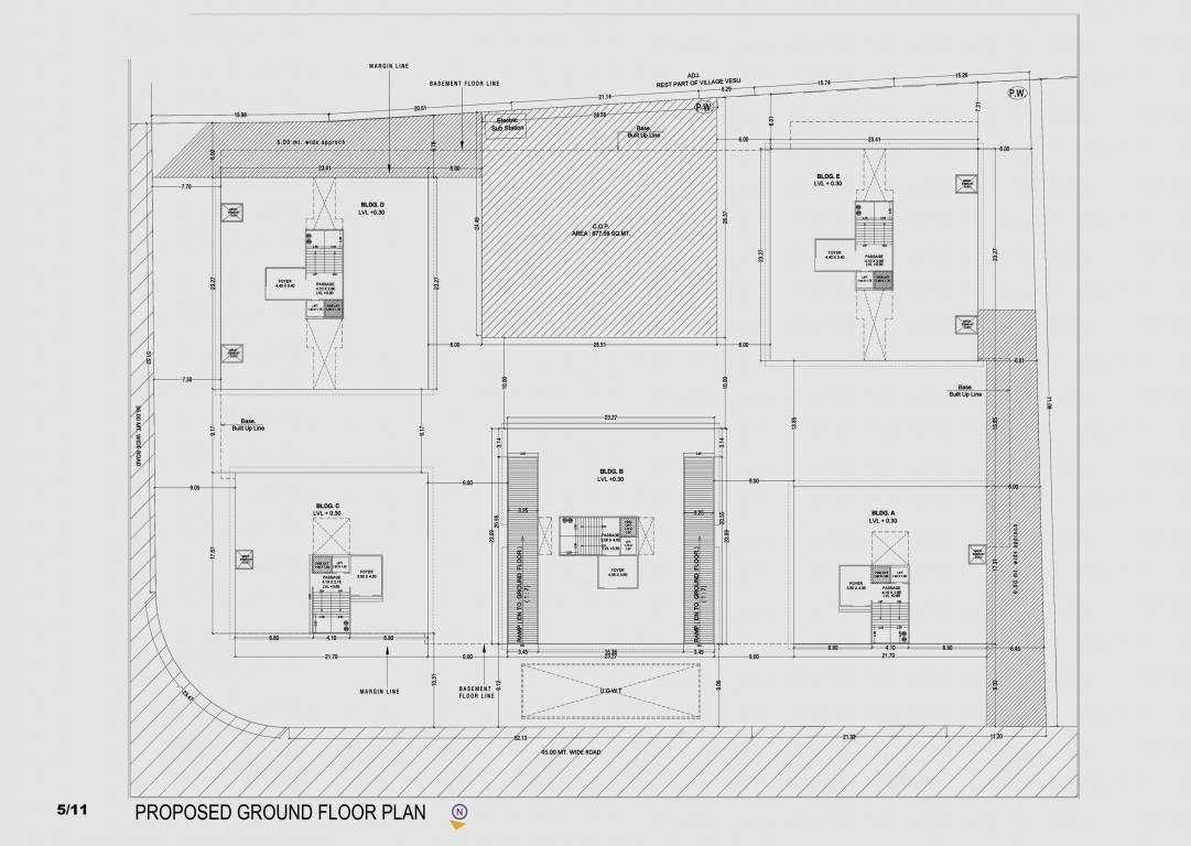  milestone regalia Block A To D Cluster Plan for ground Floor